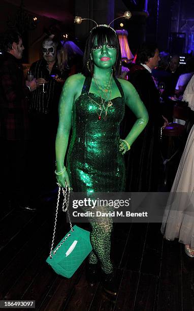 Lily Allen attends the UNICEF UK Halloween Ball hosted by Jemima Khan, raising vital funds for UNICEF's work for children affected by the current...
