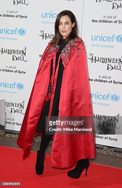 Tallulah Harlech attends The UNICEF Halloween Ball at One Mayfair on October 31, 2013 in London, England.