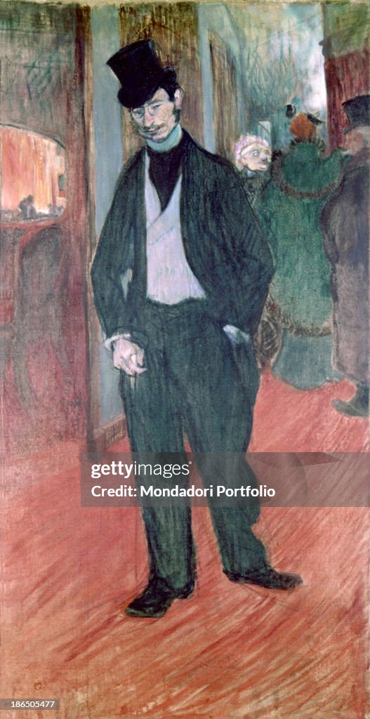 Gabriel Tapié de Céleyran, by Henri de Toulouse-Lautrec, 1894, 19th Century, oil on canvas, 100 x 56 cm