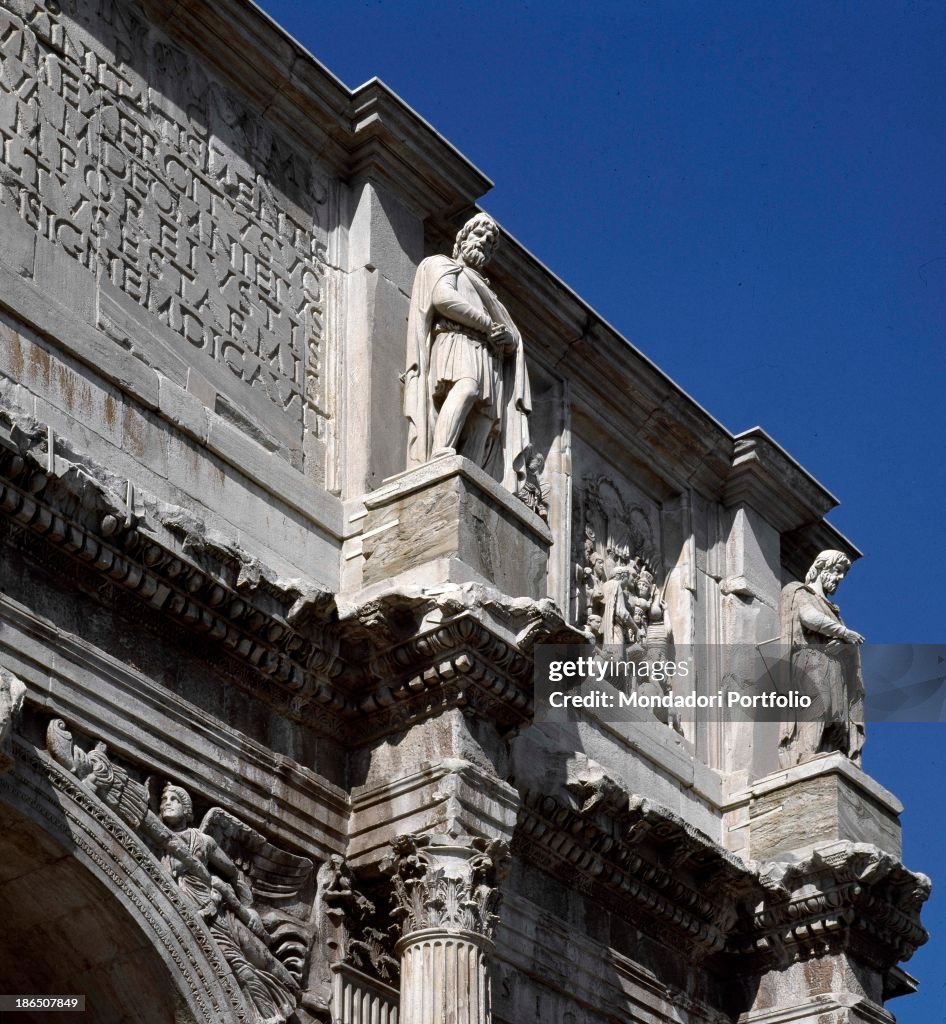 Arch of Constantine, 315 a.D., 4th Century a.D., marble.