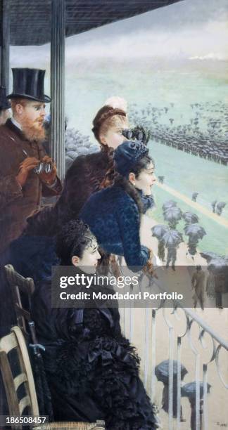 Italy, Latium, Rome, Galleria nazionale d'arte moderna e contemporanea - GNAM, Detail, This painting is the right panel of a triptych dedicated to...