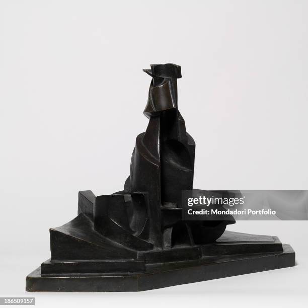 Italy, Lombardy, Milan, Museo del Novecento, Whole artwork view, The dynamism of a bottle and its interaction with the surrounding space are...