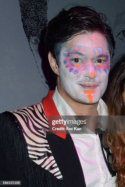 Comedian Aurelien Wiik attends the 'Glamoween' Party Hosted By The Missionnaires At La Foule Club on October 31, 2013 in Paris, France.