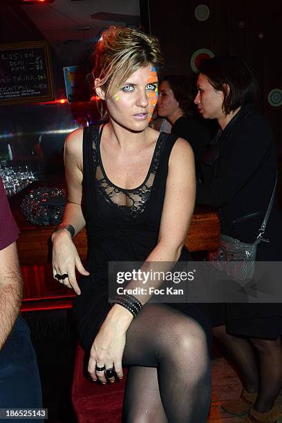 Comedian/writer and singer Kym Thiriot attends the 'Glamoween' Party Hosted By The Missionnaires At La Foule Club on October 31, 2013 in Paris,...