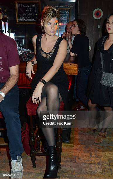 Comedian/writer and singer Kym Thiriot attends the 'Glamoween' Party Hosted By The Missionnaires At La Foule Club on October 31, 2013 in Paris,...