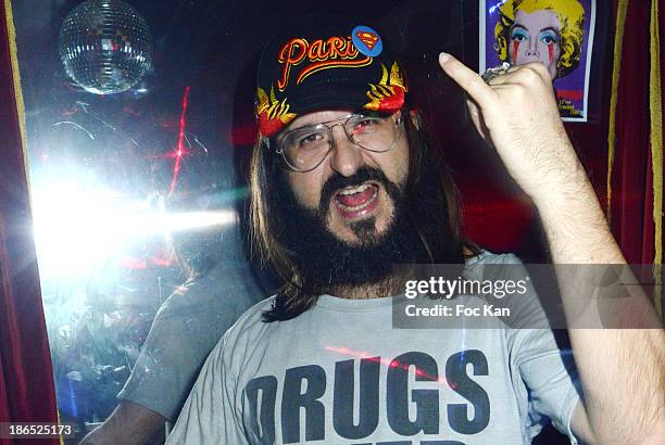 Thierry Theolier performs during the 'Glamoween' Party Hosted By The Missionnaires At La Foule Club on October 31, 2013 in Paris, France.