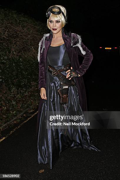 Danielle Bux attending Jonathan Ross's Halloween Party on October 31, 2013 in London, England.