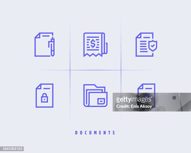 dokument-icons - case file folder stock-grafiken, -clipart, -cartoons und -symbole
