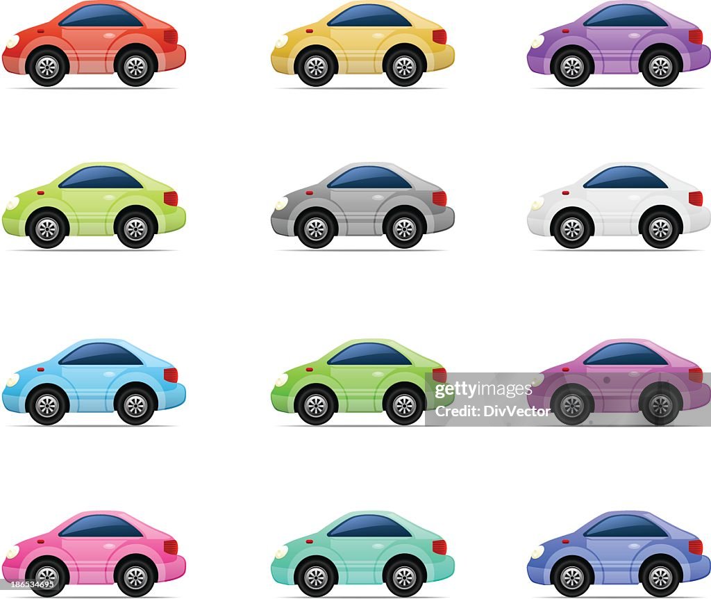 Car icon set
