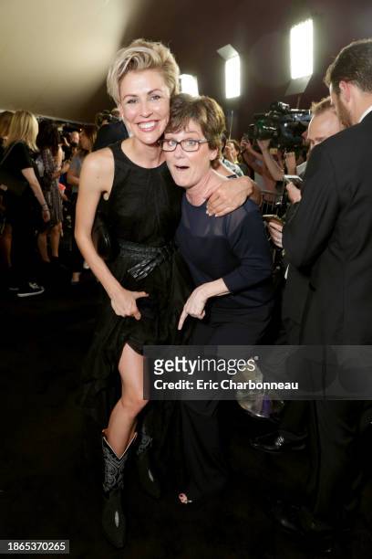 Olga Dihovichnaya and Producer Bonnie Curtis seen at Columbia Pictures World Premiere of "Life" the movie at SXSW 2017 on Saturday, March 18 in...