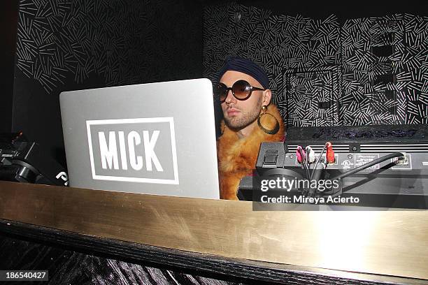 Mick Boogie attends Halloween at Bar Nana with Acria and Flaunt Magazine at Bar Nana on October 31, 2013 in New York City.