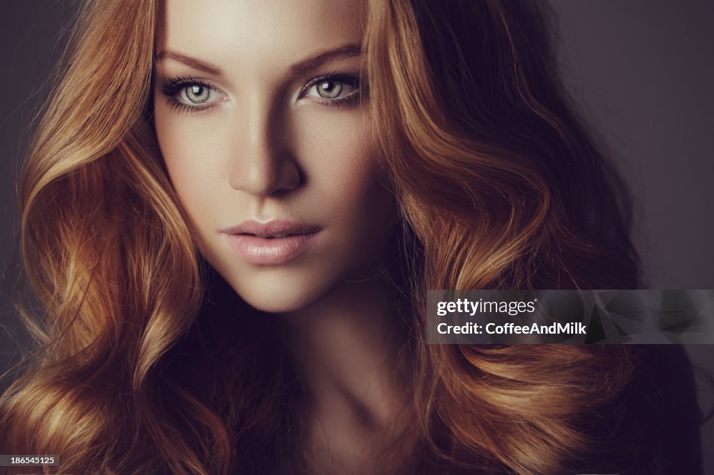 Beautiful woman with luxury hairs