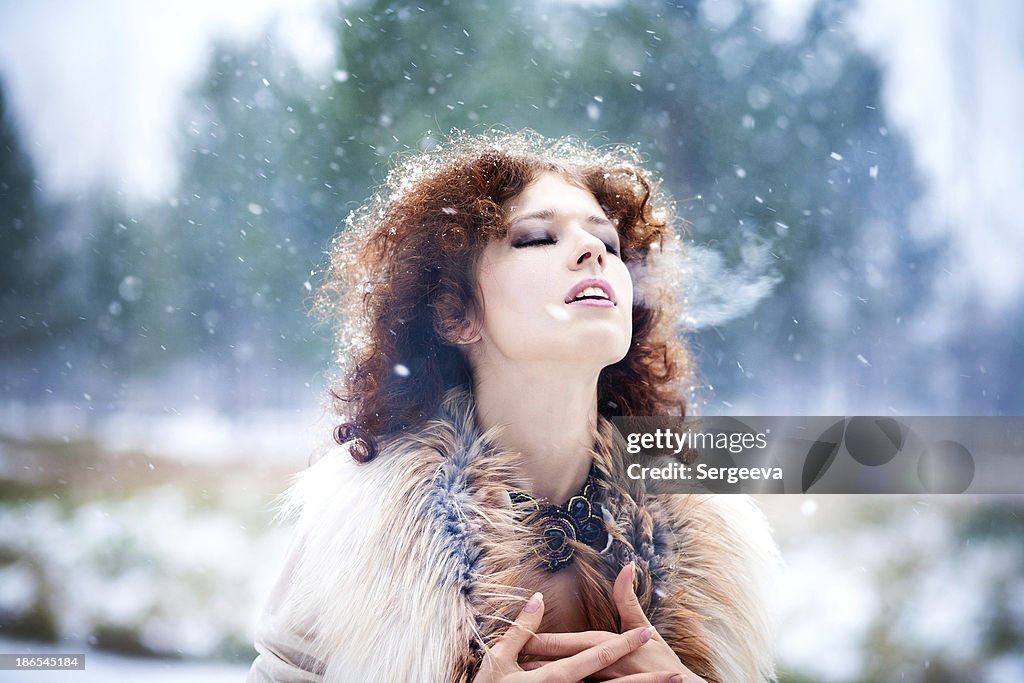 Winter woman