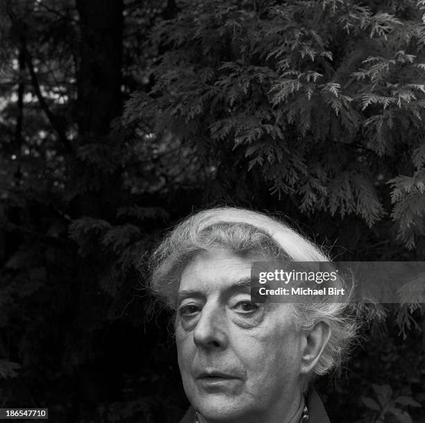 Writer and raconteur Quentin Crisp is photographed in London, England.