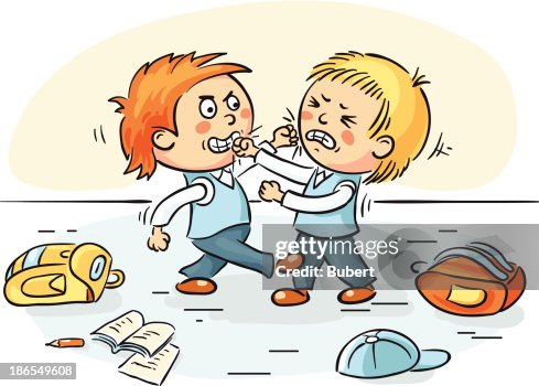 Cartoon Illustration Of Children Fighting After School High-Res Vector Graphic - Getty Images Cartoon Illustration Of Children Fighting After School High-Res Vector Graphic - Getty Images