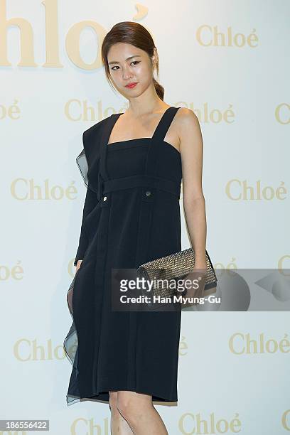 South Korean actress Lee Yeon-Hee attends 'Chloe' flagship store grand opening event at Chloe Gangnam Store on November 1, 2013 in Seoul, South Korea.