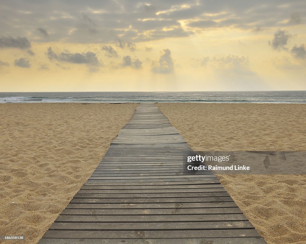 Wooden Path too Beach