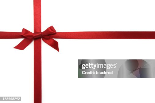 Red Gift Ribbon & Bow Red Gift Ribbon & Bow