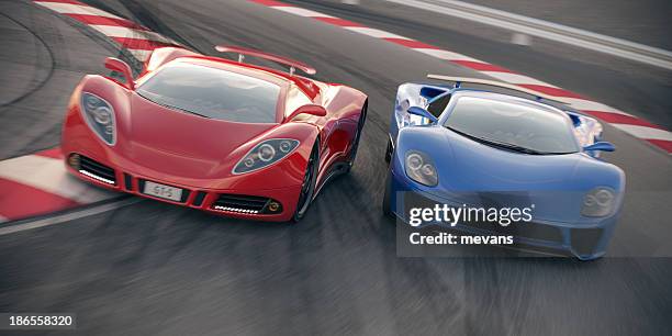 car race - overtaking stock pictures, royalty-free photos & images