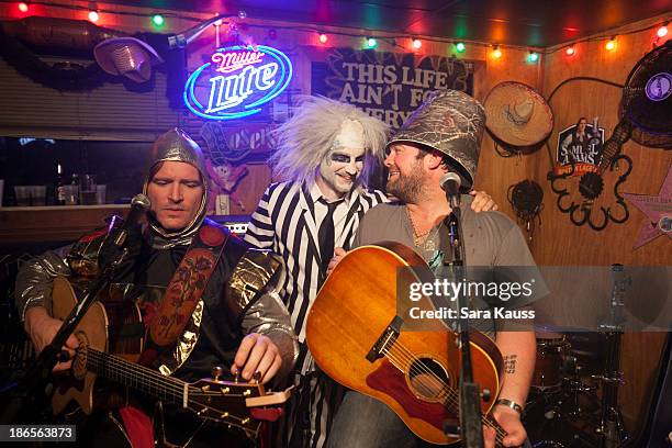 Jerrod Niemann, Craig Campbell, Lee Brice perform at the T.J. Martell Foundation's Battle for the Bones for the Linds Sarcoma Fund at Losers Bar &...