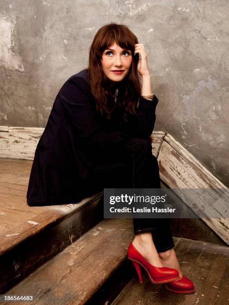 Dutch singer and actress Carice Van Houten is photographed for Self Assignment on April 25, 2011 in New York City.