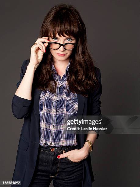 Dutch singer and actress Carice Van Houten is photographed for Self Assignment on April 25, 2011 in New York City.
