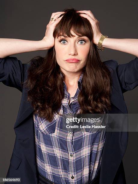 Dutch singer and actress Carice Van Houten is photographed for Self Assignment on April 25, 2011 in New York City.