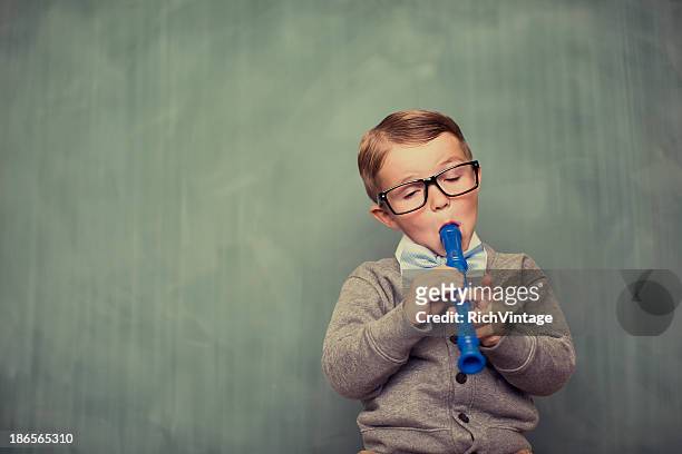 nerdy tune - recorder stock pictures, royalty-free photos & images