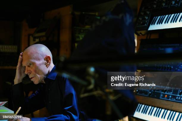 Portrait of English New Wave, Pop, and Electronic musician Vince Clarke , Brooklyn, New York, New York, June 21, 2023. The photo was taken during a...