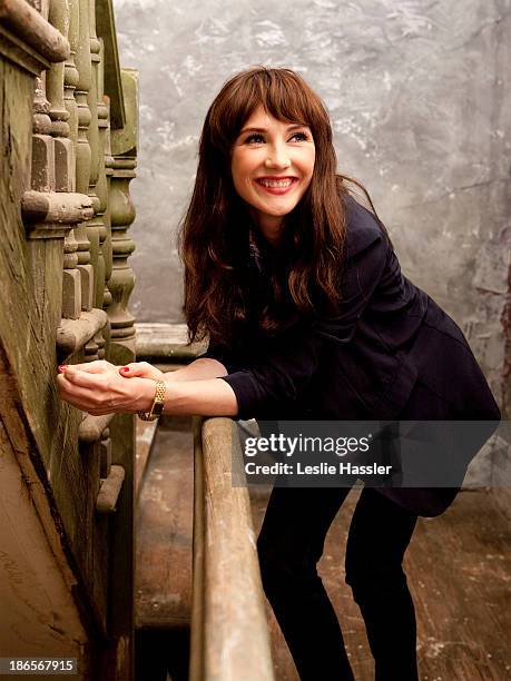 Dutch singer and actress Carice Van Houten is photographed for Self Assignment on April 25, 2011 in New York City.