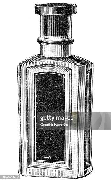 bottle - poisonous stock illustrations