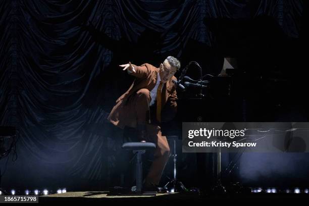 Asaf Avidan performs onstage at Théâtre du Châtelet on December 18, 2023 in Paris, France.