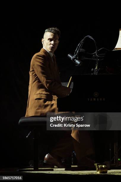 Asaf Avidan performs onstage at Théâtre du Châtelet on December 18, 2023 in Paris, France.