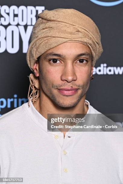 Corentin Fila attends the "Escort Boys" By Prime Video Premiere at UGC Cine Cite Les Halles on December 18, 2023 in Paris, France.