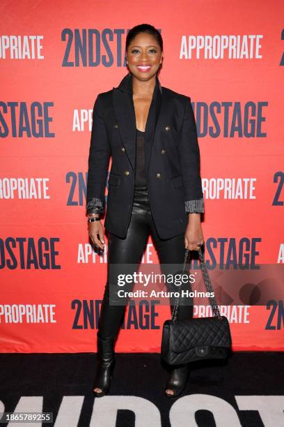 Montego Glover attends "Appropriate" Broadway Opening Night at Hayes Theater on December 18, 2023 in New York City.