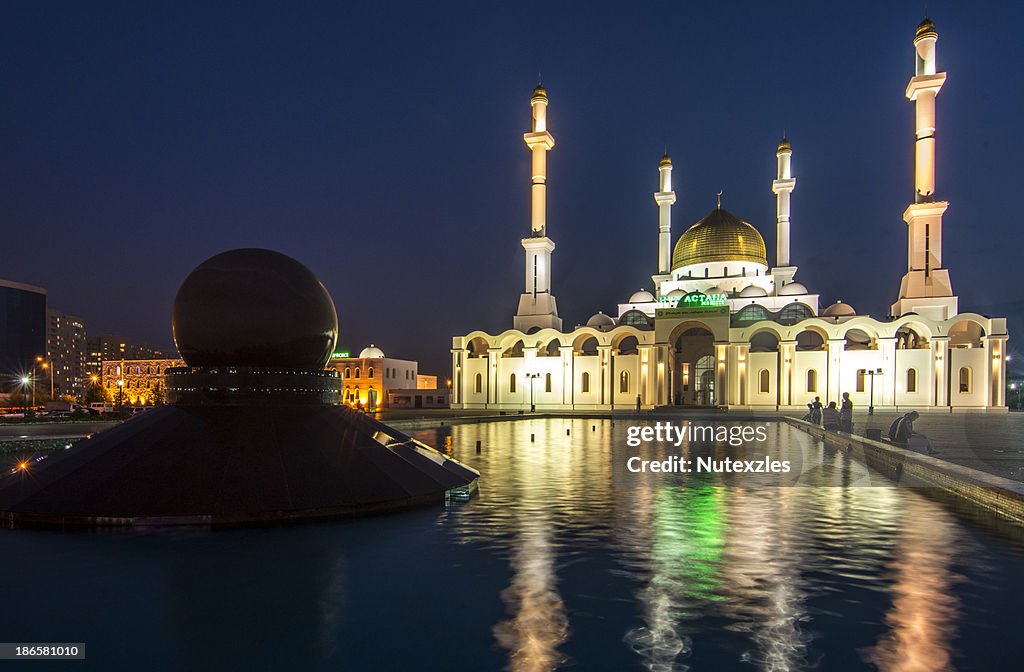 Mosque in Astana. Nur Astana