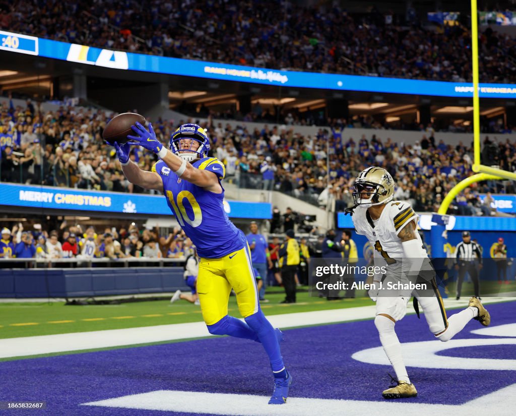 La Rams Wr Los Angeles Rams wide receiver Cooper Kupp misses a pass in the end ...