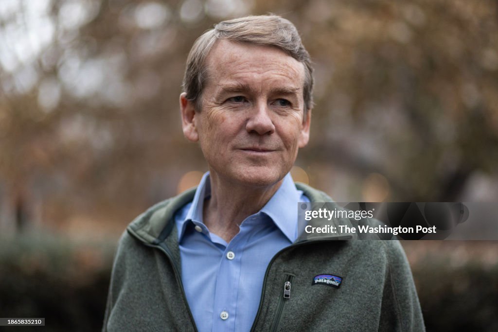 Senator Bennett U.S. Senator Michael Bennet on Friday, Dec. 8, 2023 at his home in ...