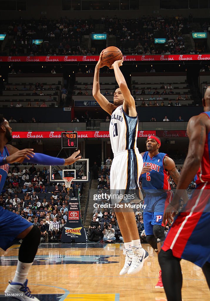 Detroit Pistons v Memphis Grizzlies