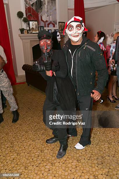 General atmosphere at Maroon 5's 9th Annual Halloween Party at The Sportsman's Lodge on October 31, 2013 in Studio City, California.