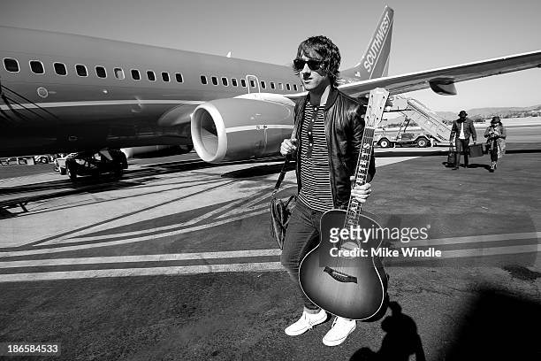 Tom Higgenson of Plain White T's attends the Live In The Vineyard "Live At 35" Concert Series with Southwest Airlines on November 1, 2013 in Burbank,...