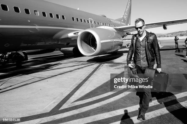 Tim Lopez of Plain White T's attends the Live In The Vineyard "Live At 35" Concert Series with Southwest Airlines on November 1, 2013 in Burbank,...