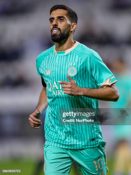 Hasan Khalid Alhaydos of Al-Sadd SC is playing in the EXPO Stars League 23/24 match between Al-Sadd SC and Umm Salal SC at the Jassim bin Hamad...