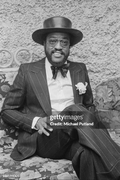 American soul singer, Billy Paul at a reception in London, December 1973.