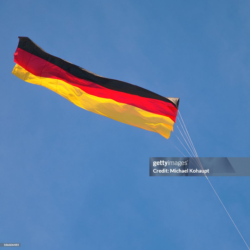 German flag as kite