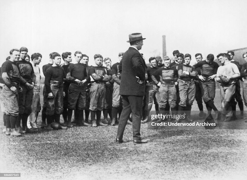 Harvard Football Practice