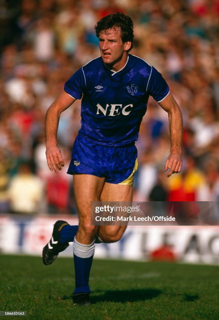 Everton Footballer Dave Watson 1986