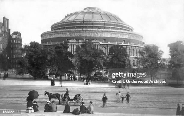 Albert Hall in Westminster, London, England, mid 1880s.