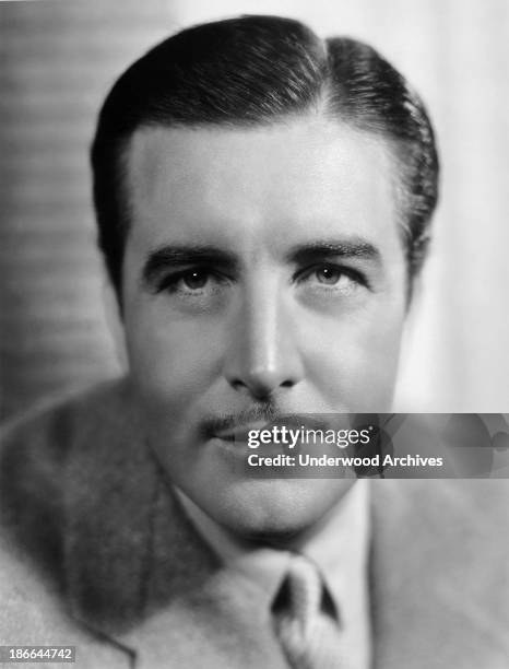 Portrait of actor John Boles who is featured in the film, 'The Littlest Rebel,' Hollywood, California, 1935.