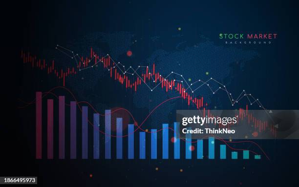 economic crisis stock chart falling down business global money bankruptcy concept - india economy business and finance stock illustrations